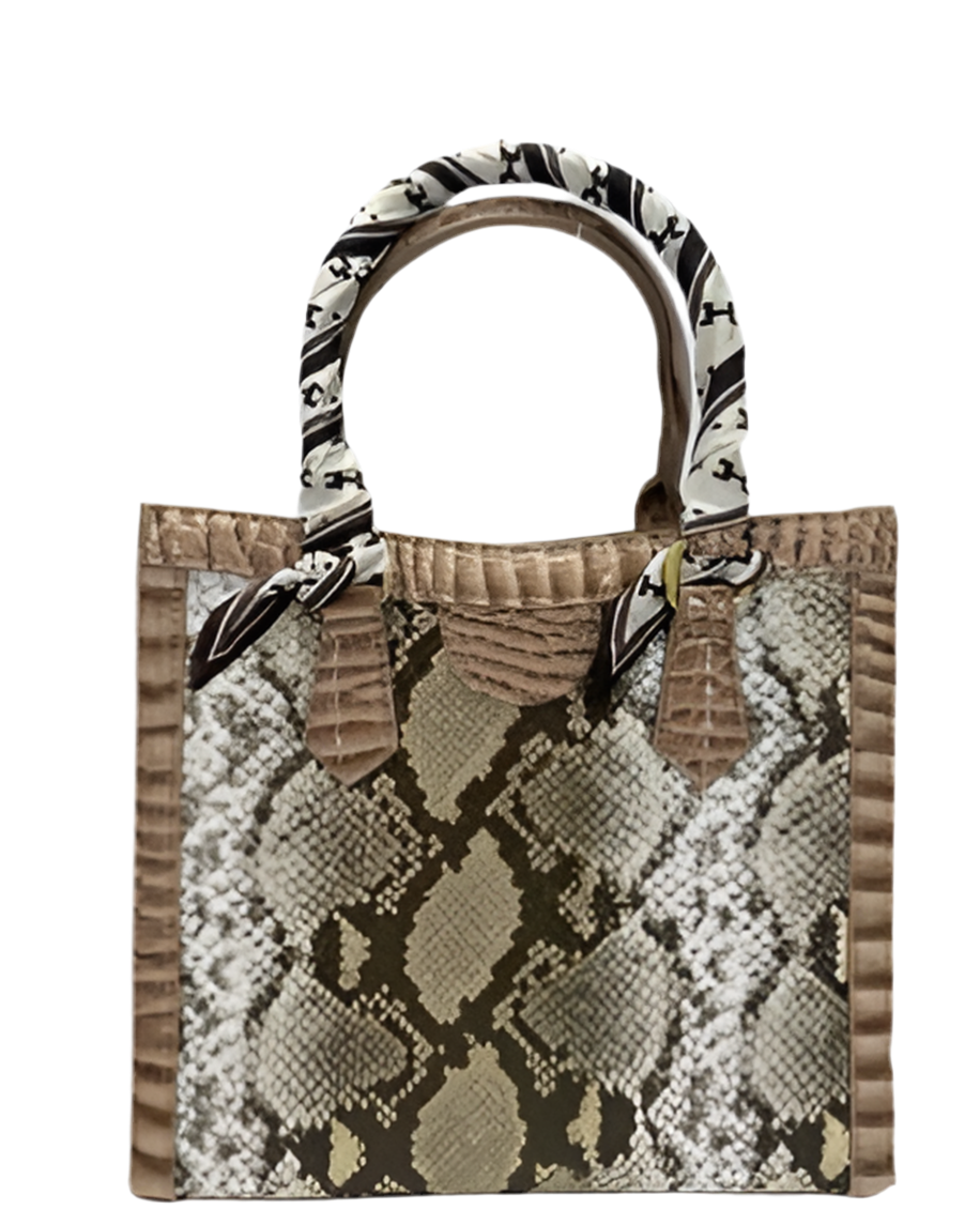 Khaki Snake Skin Bag (Adult)