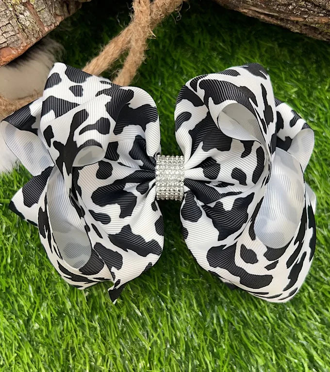 Black & White Cow Print
