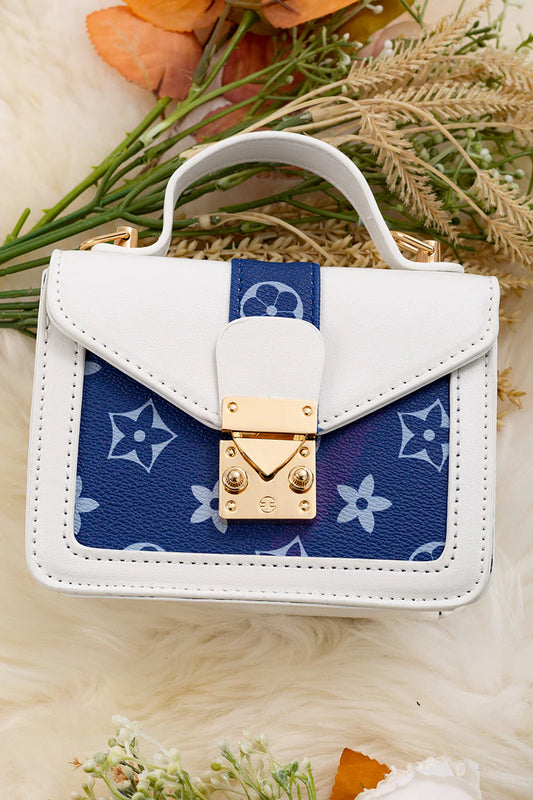 Blue & White Star Purse