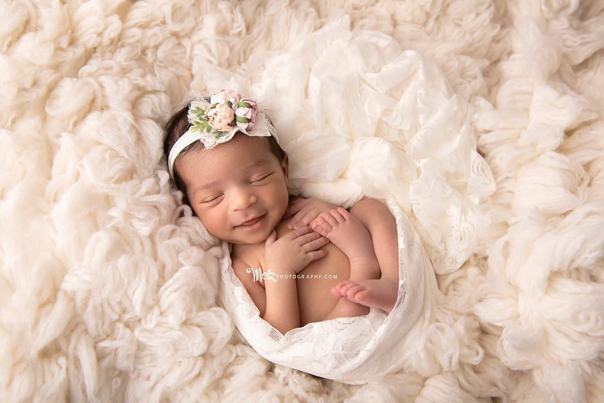 Ivory Lace Swaddle Set